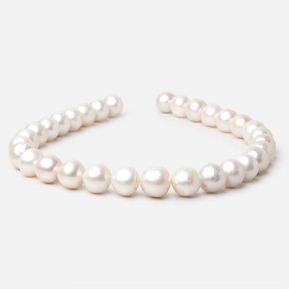 13-14.5mm Off White Baroque Freshwater Pearls 16.5 inch 31 pieces