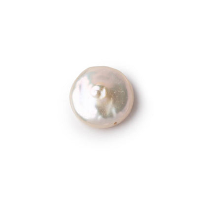 14mm Creamy White Coin Freshwater Pearl Focal 1 piece