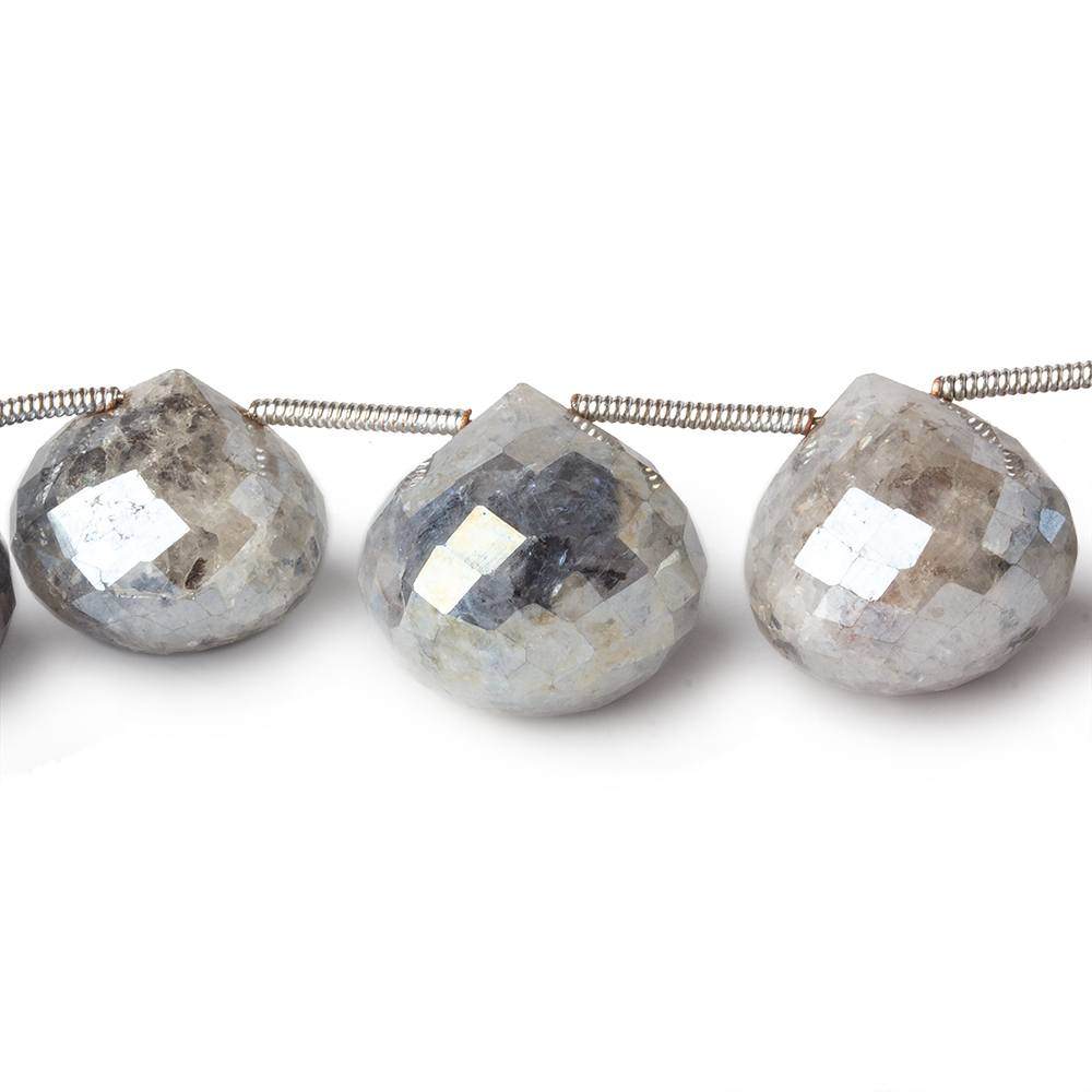 13-15mm Mystic Tourmalinated Quartz Candy Kiss Briolettes 8.5 inch 14 pcs