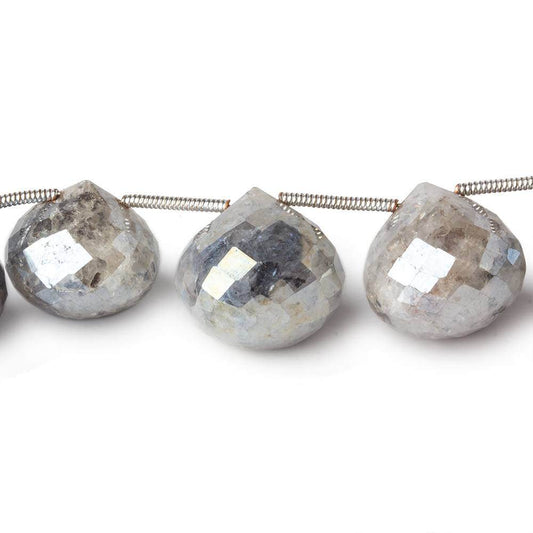 13-15mm Mystic Tourmalinated Quartz Candy Kiss Briolettes 8.5 inch 14 pcs