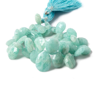 13-20mm Amazonite Faceted Pear Beads 8 inch 36 pieces