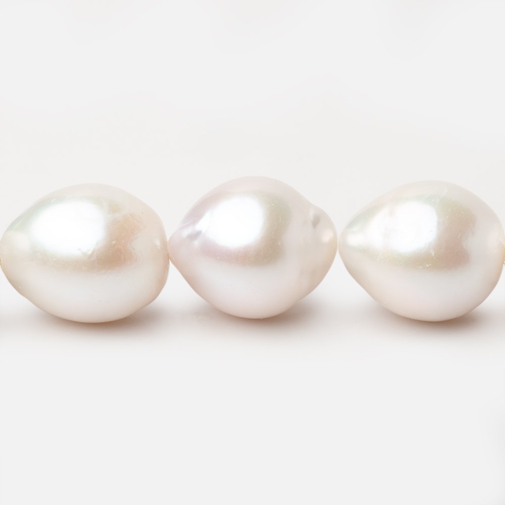 13mm Off White Baroque Freshwater Pearls 16.5 inch 26 pieces