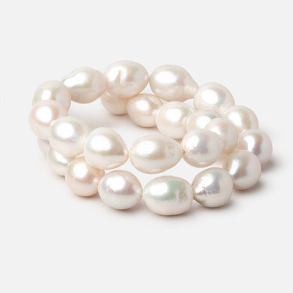 13mm Off White Baroque Freshwater Pearls 16.5 inch 26 pieces