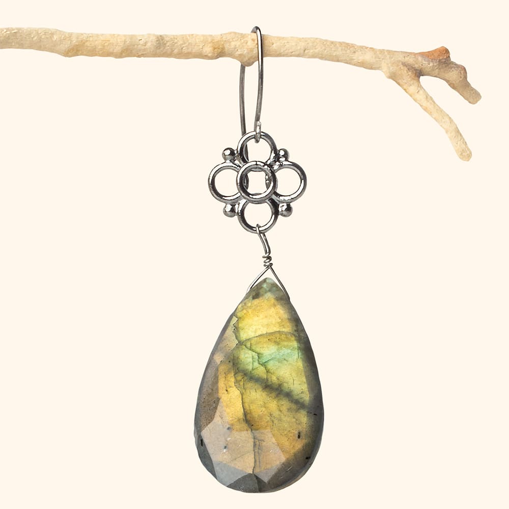 13mm Quatrefoil with 2mm Large Hole Spacer Set of 6 Pieces