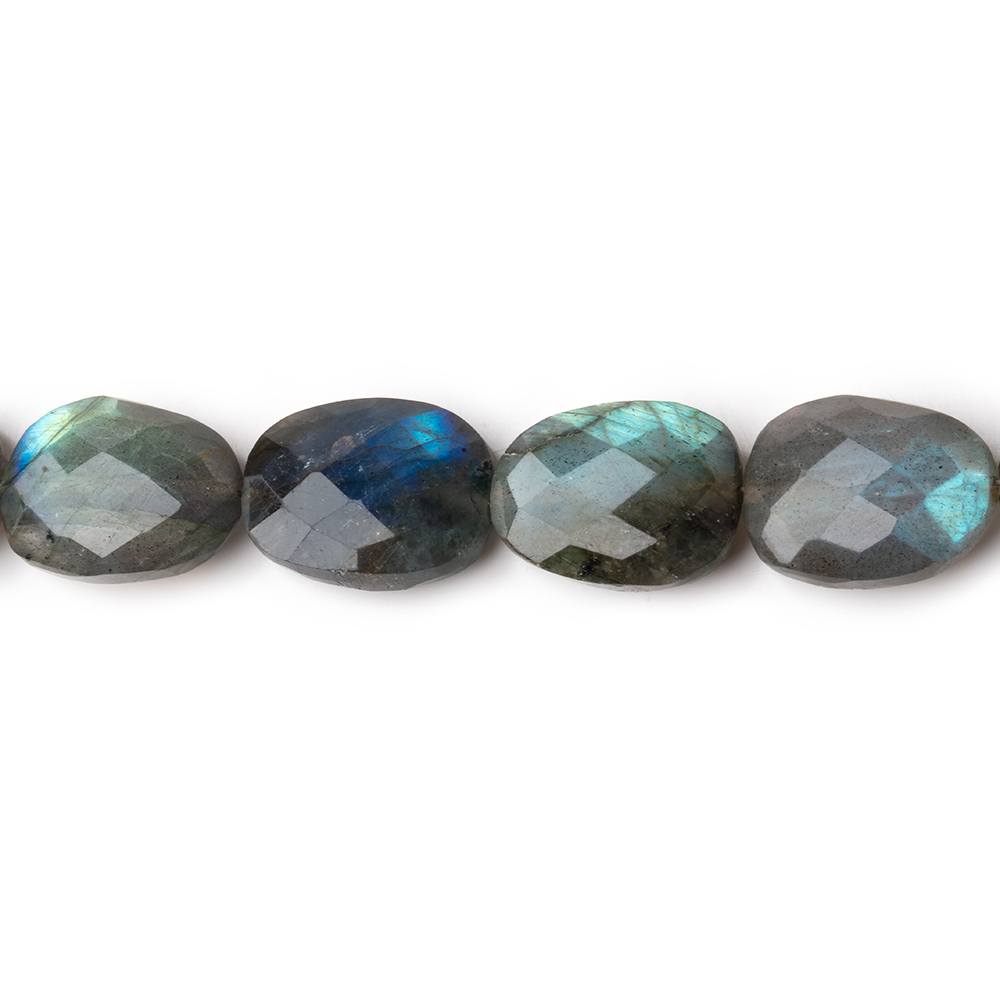 13x10-14x11mm Labradorite Faceted Nuggets 7.5 inch 13 Beads