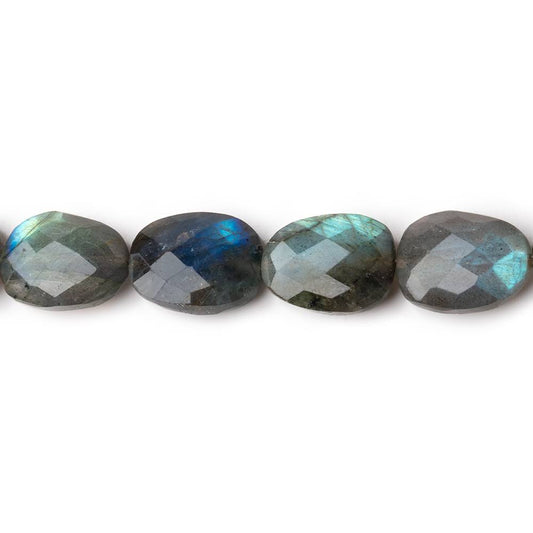 13x10-14x11mm Labradorite Faceted Nuggets 7.5 inch 13 Beads