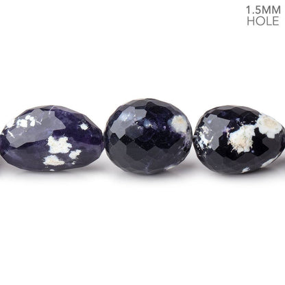 13x11-22.5x14mm Morado Purple Opal Faceted Nuggets 20 inch 31 Beads AAA