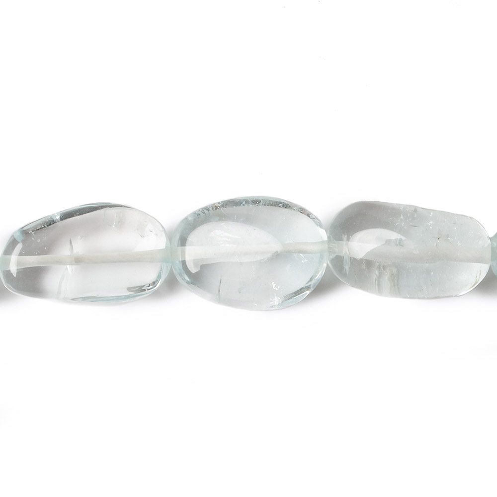 13x9-19.5x12mm Sky Blue Topaz Plain Nugget Beads 16 inches 29 pieces