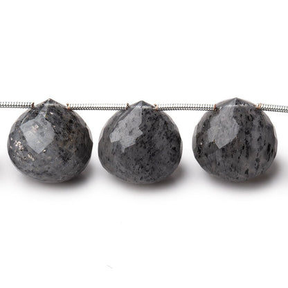 14-15mm Celestial Quartz Faceted Candy Kiss Beads 7 inch 11 pieces