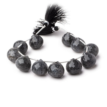 14-15mm Celestial Quartz Faceted Candy Kiss Beads 7 inch 11 pieces