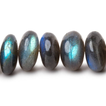 14-15mm Labradorite Plain Rondelle Beads 7.75 inch 28 pieces AA