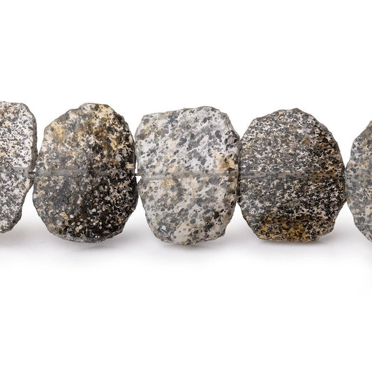 14-16mm Celestial Quartz Side Drill Slice Beads 7.5 inch 16 pieces