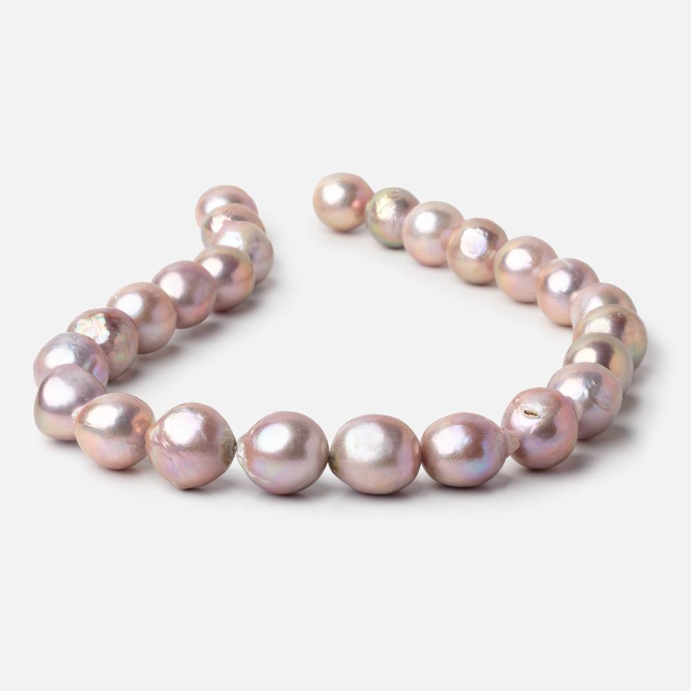 14-16mm Lilac Pink Baroque Freshwater Pearls 16 inch 25 Beads