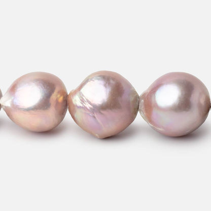 14-16mm Lilac Pink Baroque Freshwater Pearls 16 inch 25 Beads