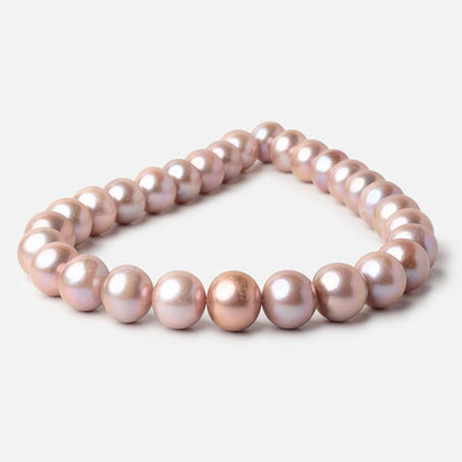 14-17mm Petal Pink Baroque Freshwater Pearls 16 inch 29 Beads