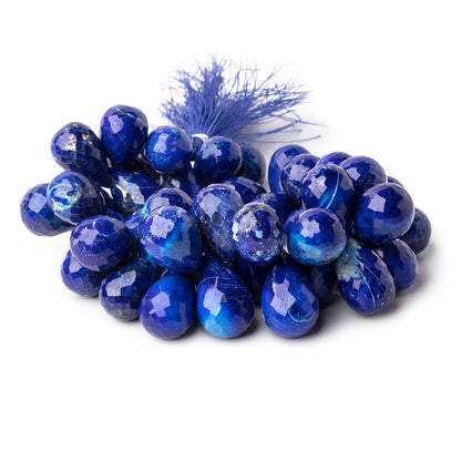 14-19mm Lapis Lazuli Faceted Tear Drop Beads 7 inch 45 pieces AA