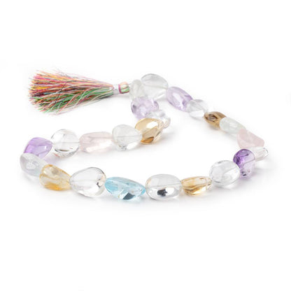 14-19mm Multi Gemstone Plain Nugget Beads 16 inch 23 pieces