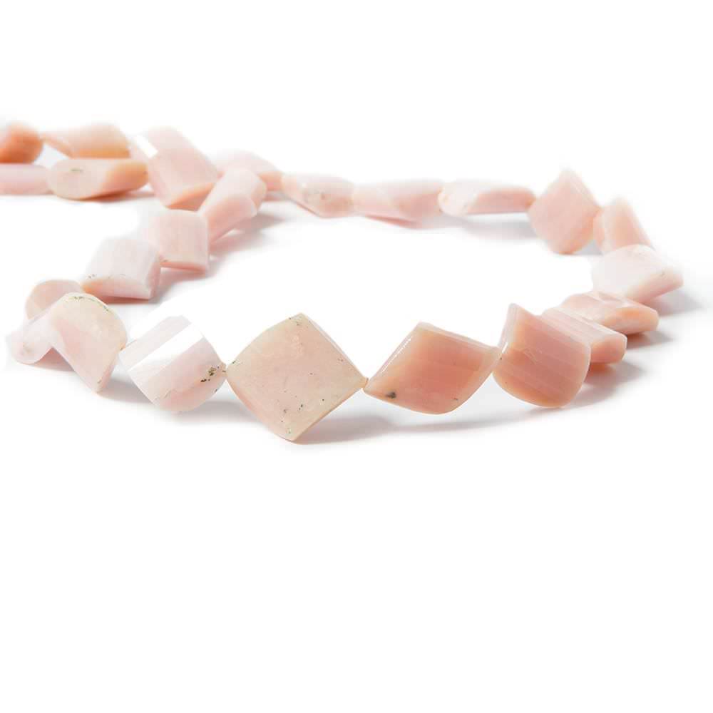 14-21mm Pink Peruvian Opal faceted marquise Beads 18 inch 26 pieces