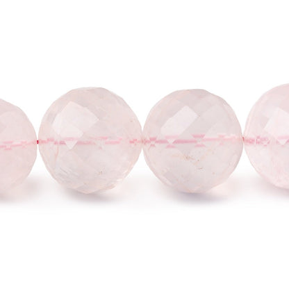 14-24mm Rose Quartz faceted rounds 14.5 inches 21 Beads AA Grade