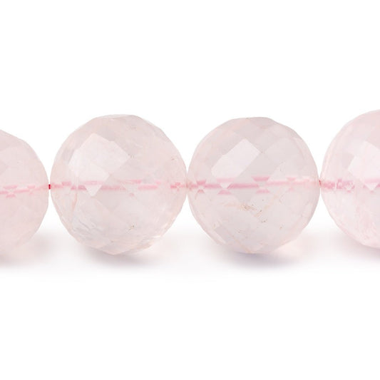 14-24mm Rose Quartz faceted rounds 14.5 inches 21 Beads AA Grade