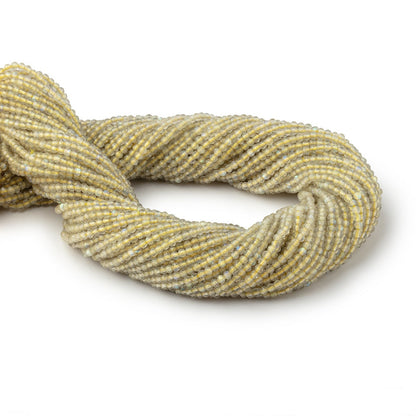 2mm Olive Labradorite Micro Faceted Round Beads 12.5 inch 170 pieces