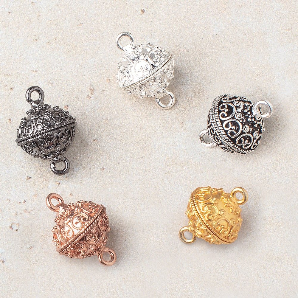 14mm Bali Design Magnetic Clasp 1 piece