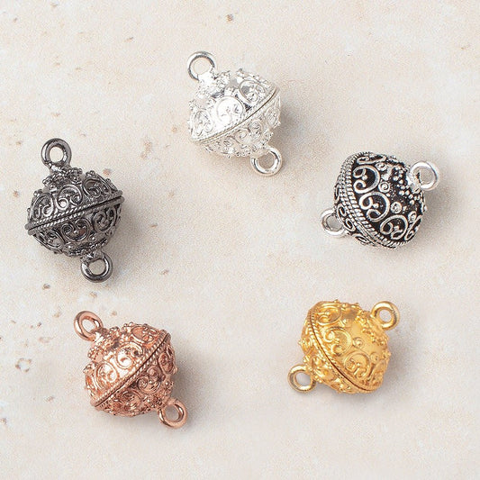 14mm Bali Design Magnetic Clasp 1 piece