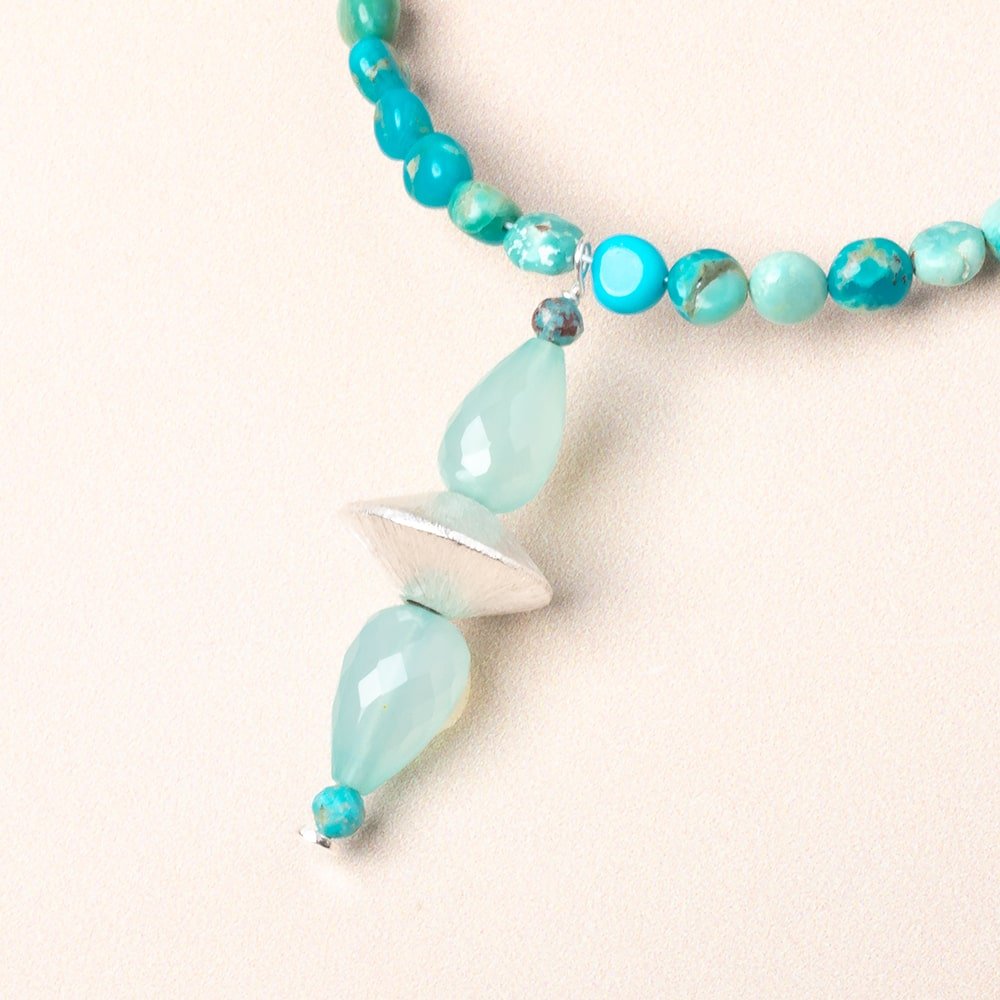 14mm Brushed Disc Bead Set of 4