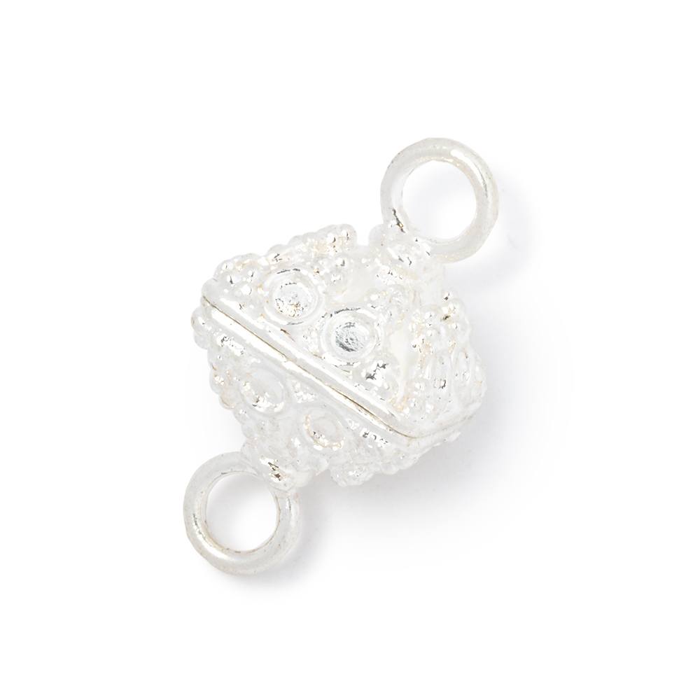 14mm Circle Design Bipyramid Magnetic Clasp 1 piece