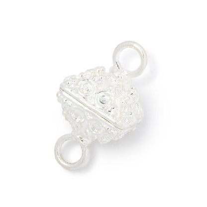 14mm Circle Design Bipyramid Magnetic Clasp 1 piece