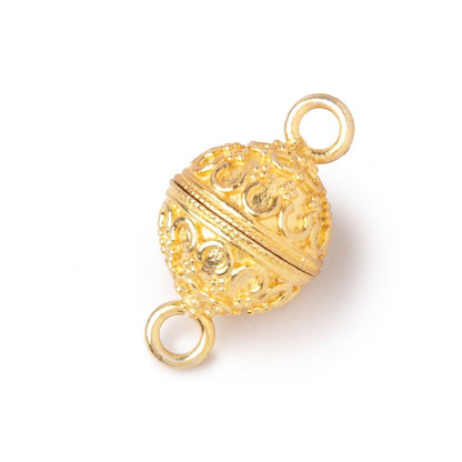 14mm Moroccan Design Round Magnetic Clasp 1 piece