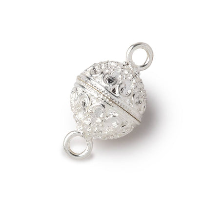 14mm Moroccan Design Round Magnetic Clasp 1 piece