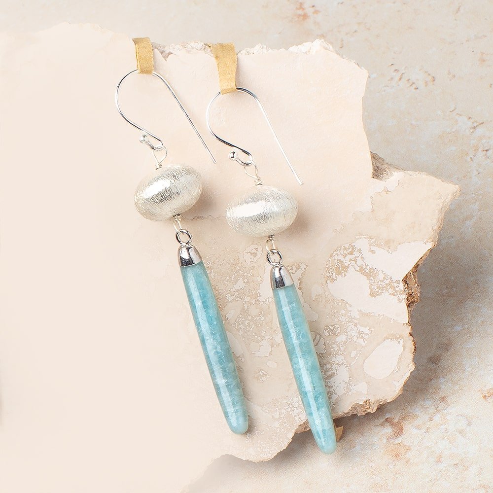 14mm Silver Plated Copper Brushed Puffy Disc Beads Set of 4 pieces