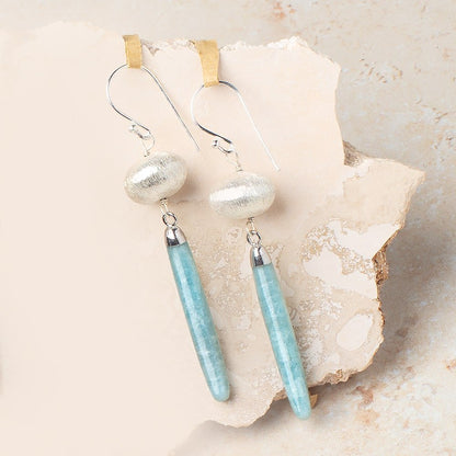 14mm Silver Plated Copper Brushed Puffy Disc Beads Set of 4 pieces