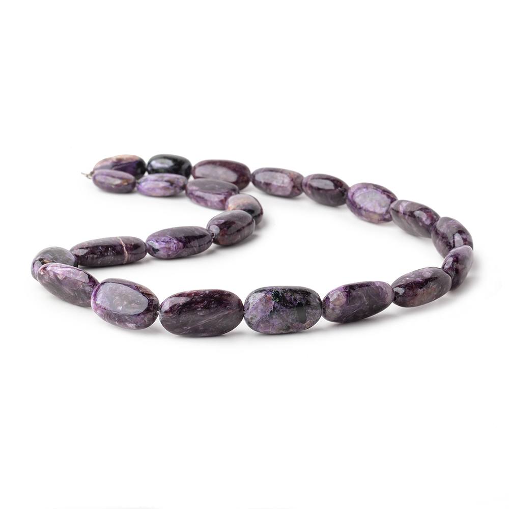 14x10-23x12mm Charoite Plain Nugget Beads 18 inch 23 pieces