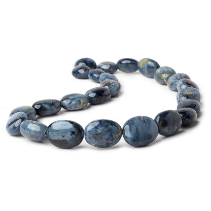 14x11-20x16mm Pietersite straight drilled plain oval beads 16 inch 24 pieces AAA