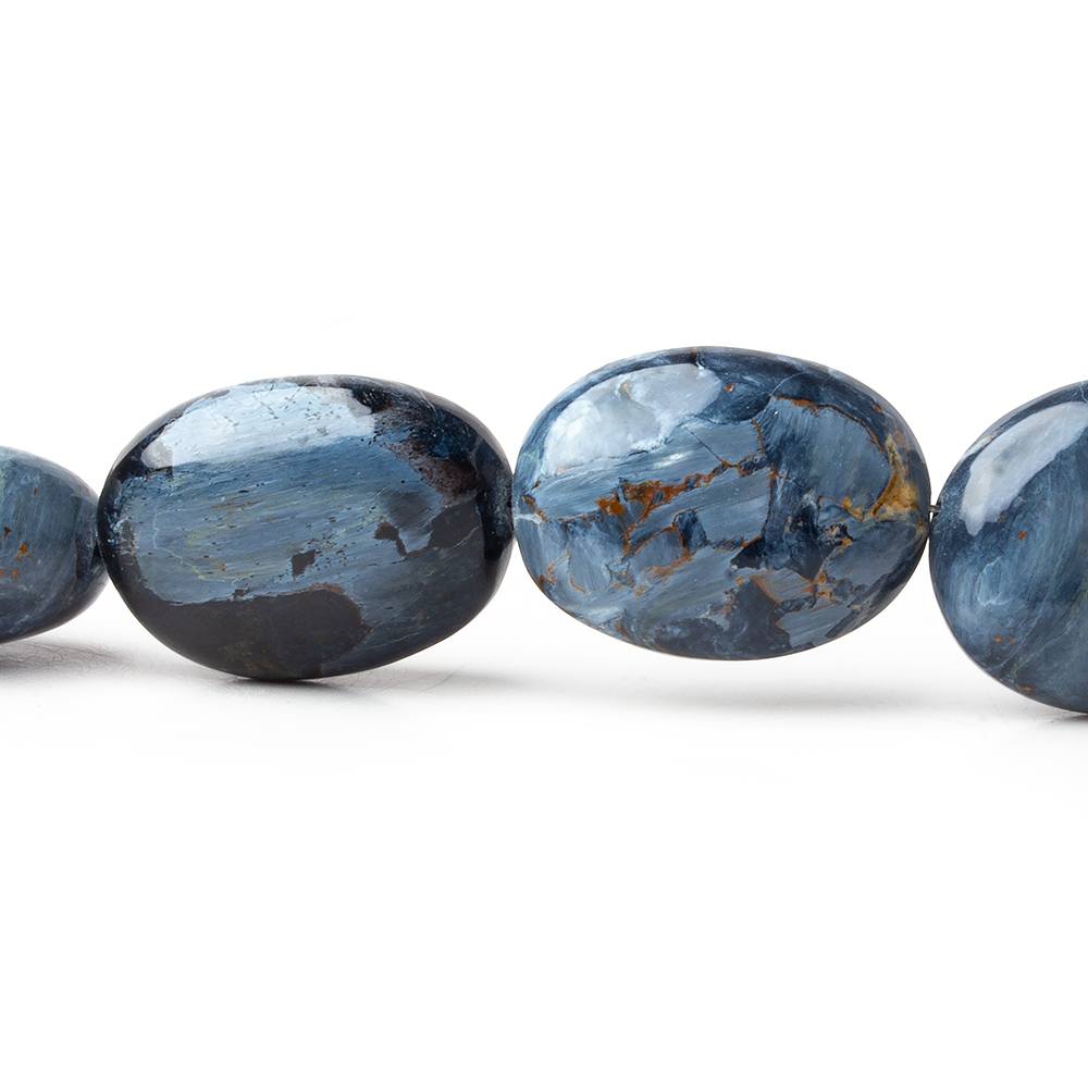 14x11-20x16mm Pietersite straight drilled plain oval beads 16 inch 24 pieces AAA