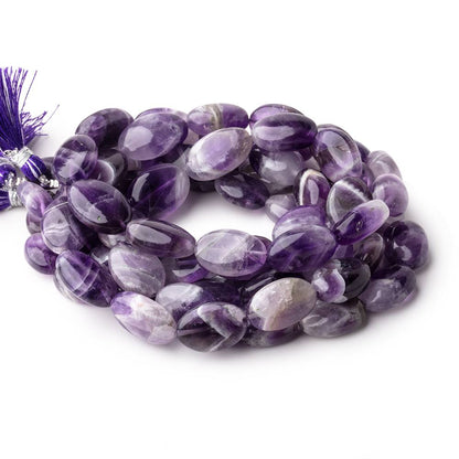 14x9-17x12mm Cape Amethyst Plain Oval Beads 15 inch 24 pieces