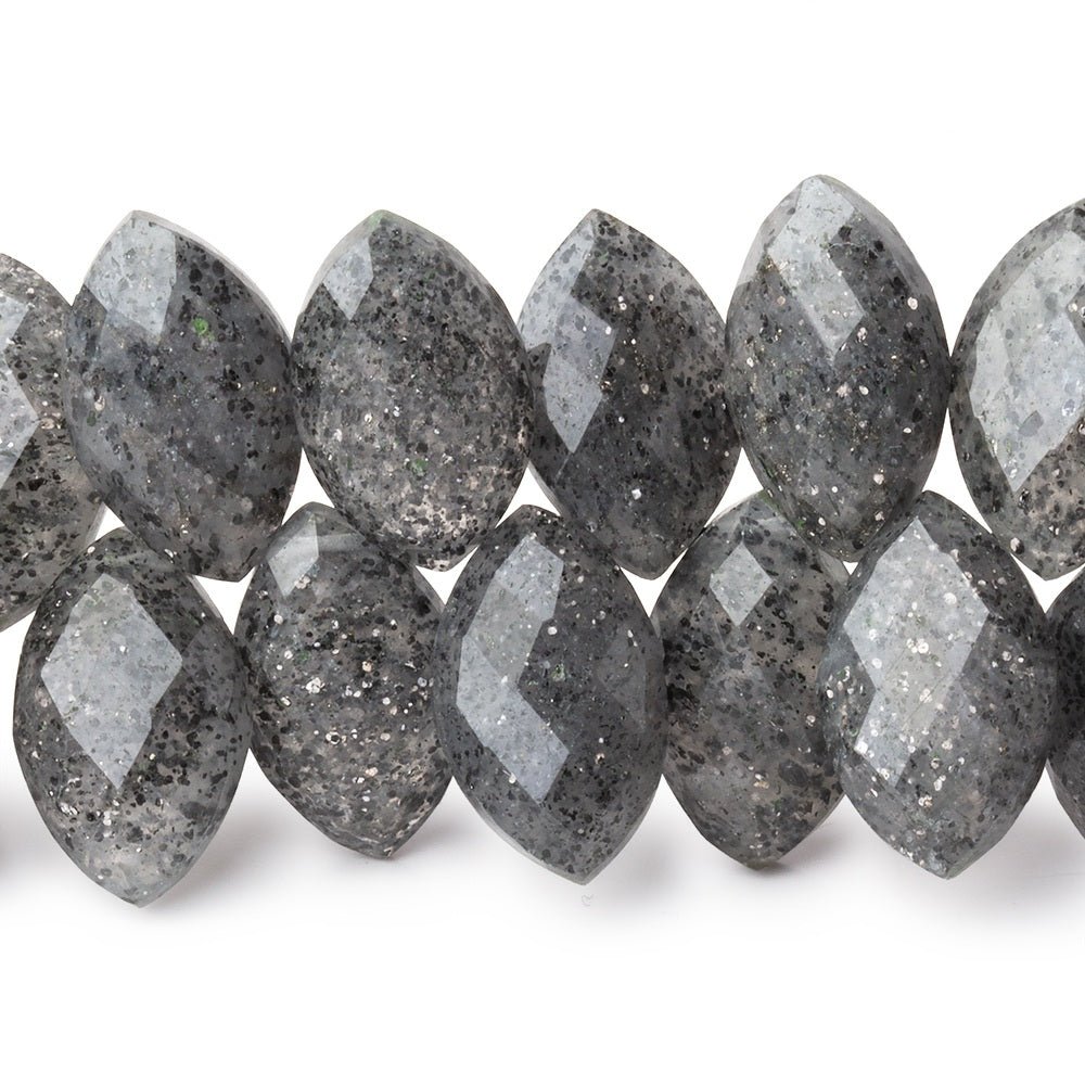 15-16mm Celestial Quartz Faceted Marquise Beads 6.5 inch 39 pieces