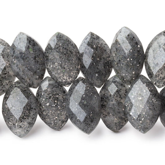 15-16mm Celestial Quartz Faceted Marquise Beads 6.5 inch 39 pieces