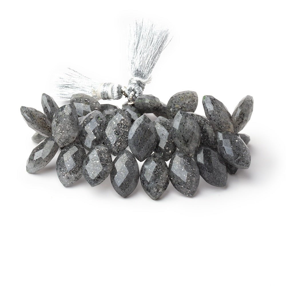 15-16mm Celestial Quartz Faceted Marquise Beads 6.5 inch 39 pieces