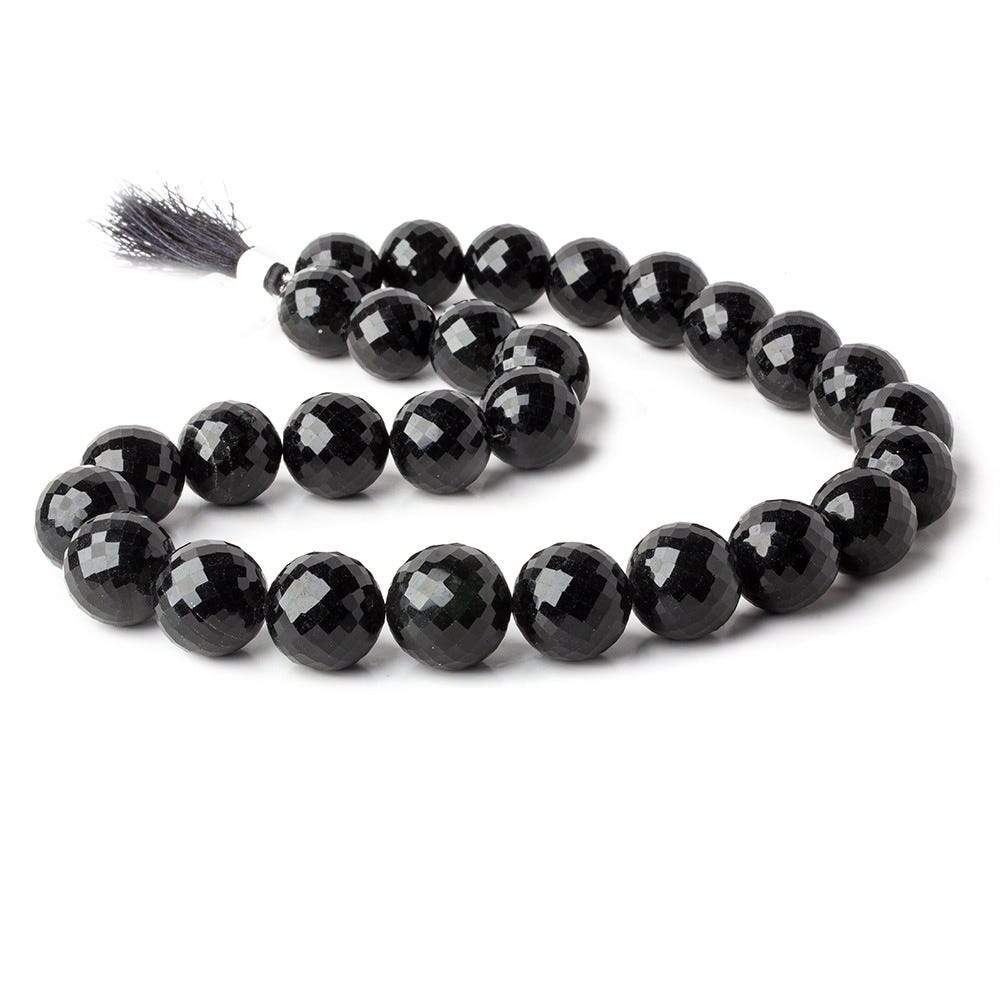 15-17.5mm Rainbow Obsidian faceted round beads 17 inches 28 pieces