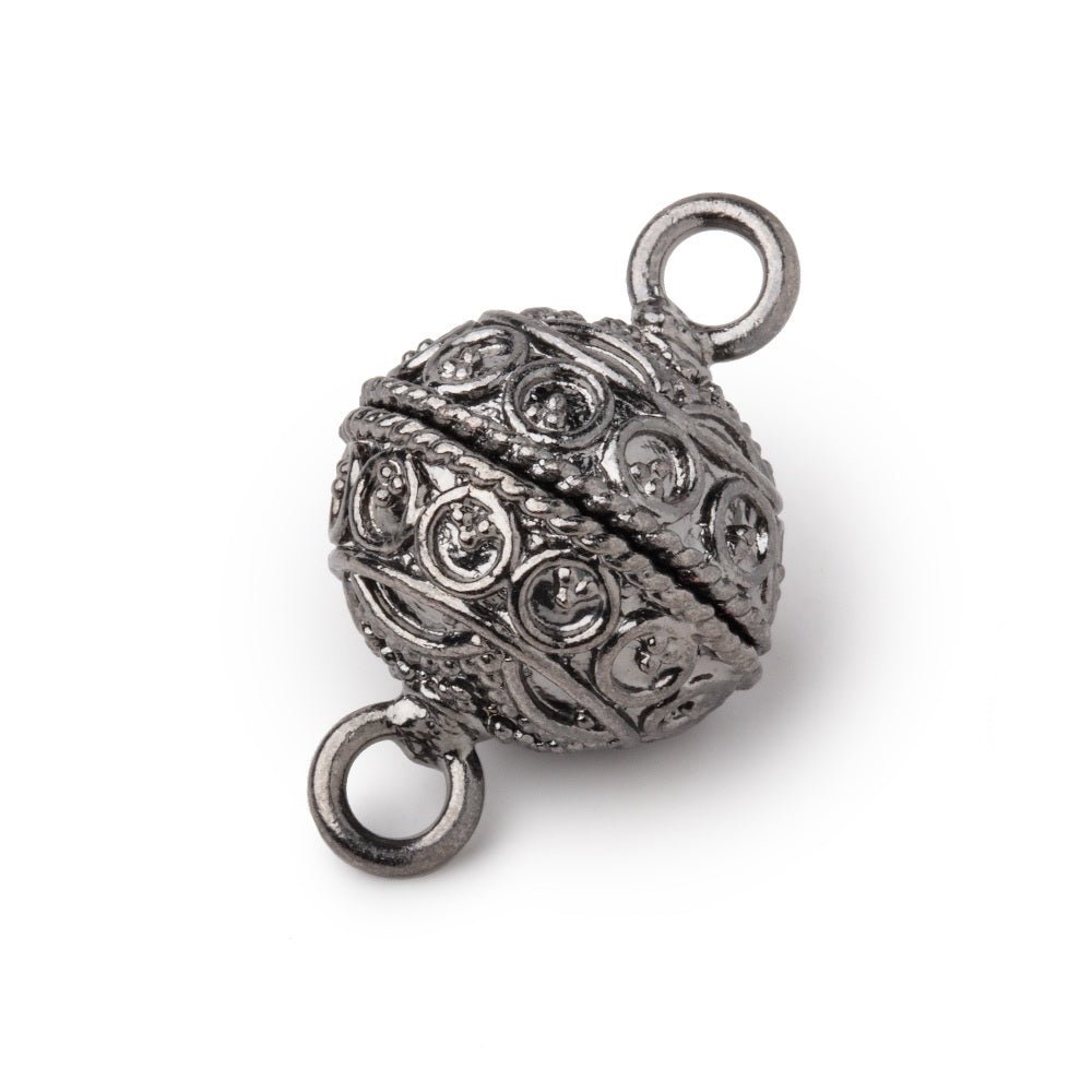 15mm Circle Design Magnetic Clasp 1 piece