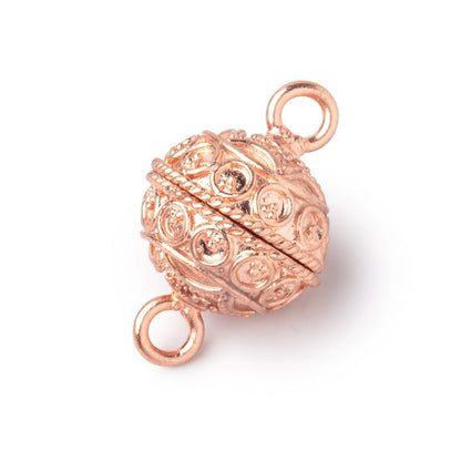 15mm Circle Design Magnetic Clasp 1 piece