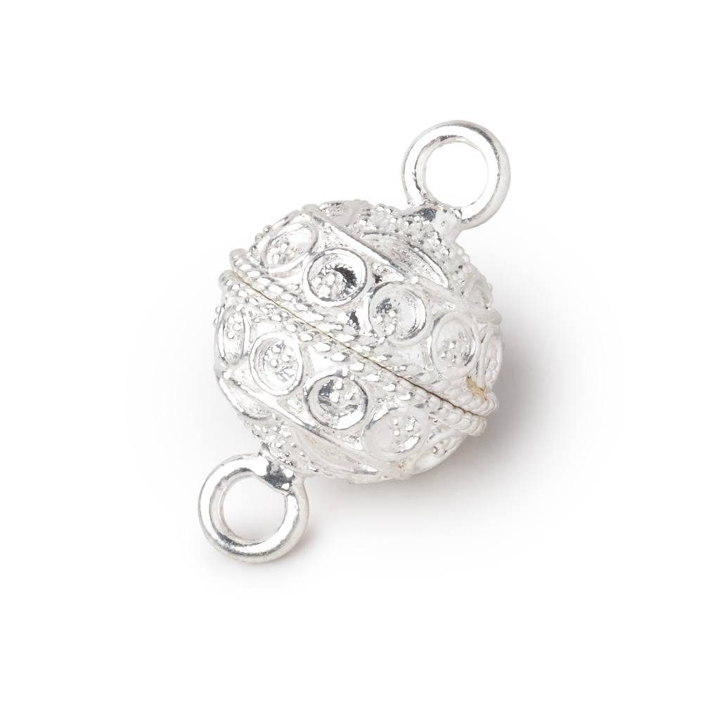 15mm Circle Design Magnetic Clasp 1 piece