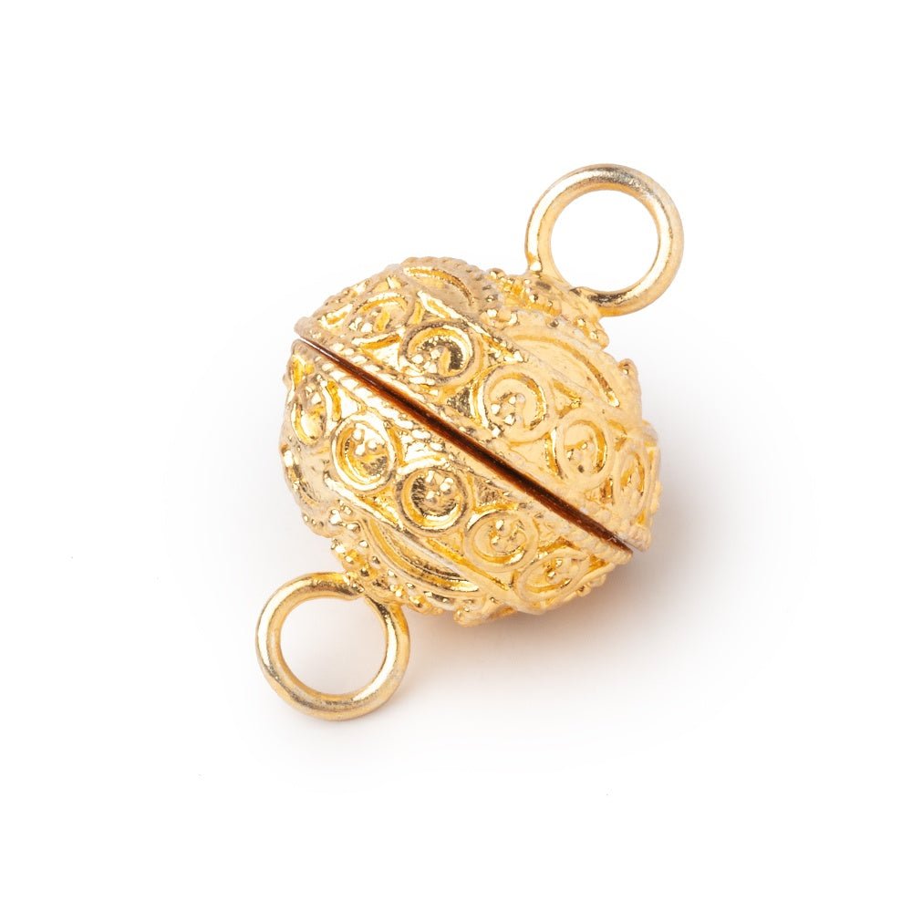 15mm Circle Design Magnetic Clasp 1 piece