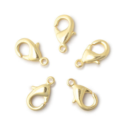 15mm Shiny Lobster Clasp Set of 5 Pieces