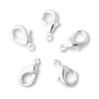 15mm Shiny Lobster Clasp Set of 5 Pieces