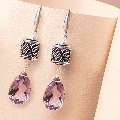 15mm Sterling Silver Earwire with a Satin Finish Set of 2 pieces