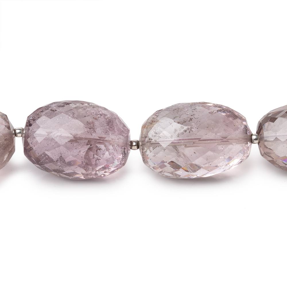 15x11-23x15mm Moss Amethyst Faceted Nuggets 16 inch 19 Beads